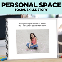 Thumbnail for Social Skills Story: Personal Space: Editable (Printable PDF ) Social Skills - AdaptEd4SpecialEd