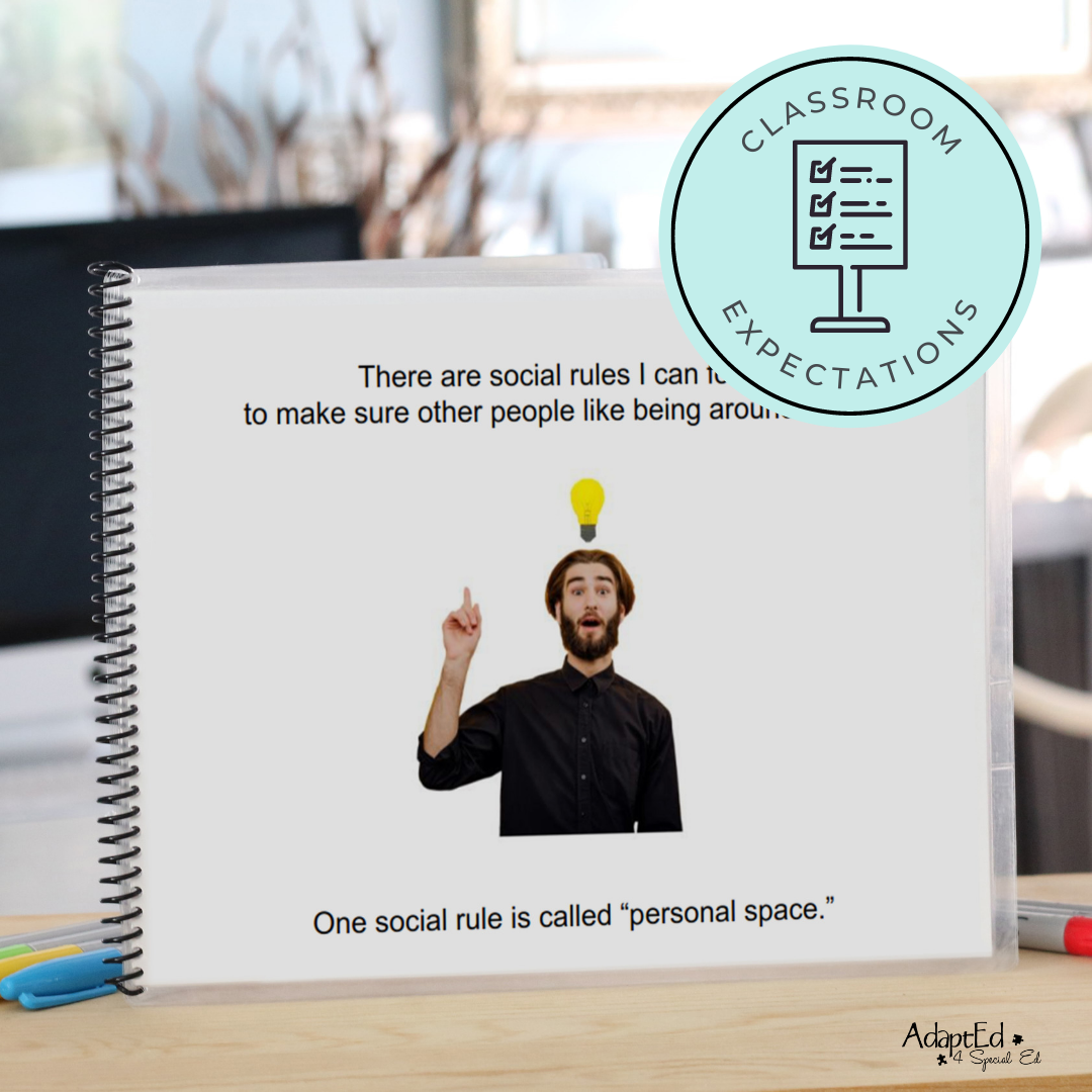 Social Skills Story: Personal Space: Editable (Printable PDF ) Social Skills - AdaptEd4SpecialEd