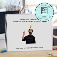 Thumbnail for Social Skills Story: Personal Space: Editable (Printable PDF ) Social Skills - AdaptEd4SpecialEd