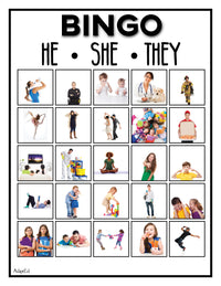 Thumbnail for Pronoun Bingo Game (Printable PDF) Verbs - AdaptEd4SpecialEd