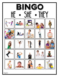 Thumbnail for Pronoun Bingo Game (Printable PDF) Verbs - AdaptEd4SpecialEd