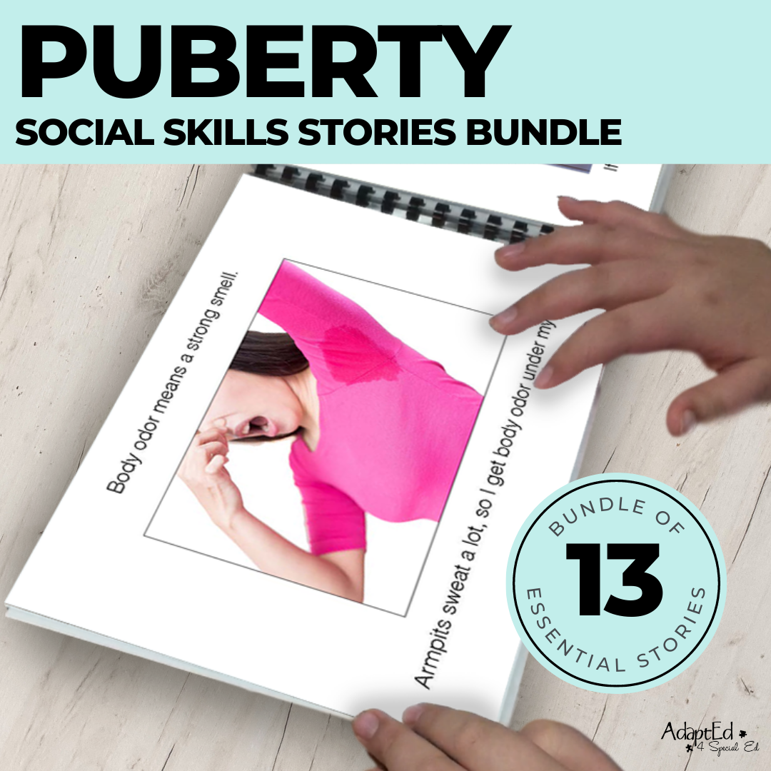 Social Skills Stories: Puberty Bundle: Editable