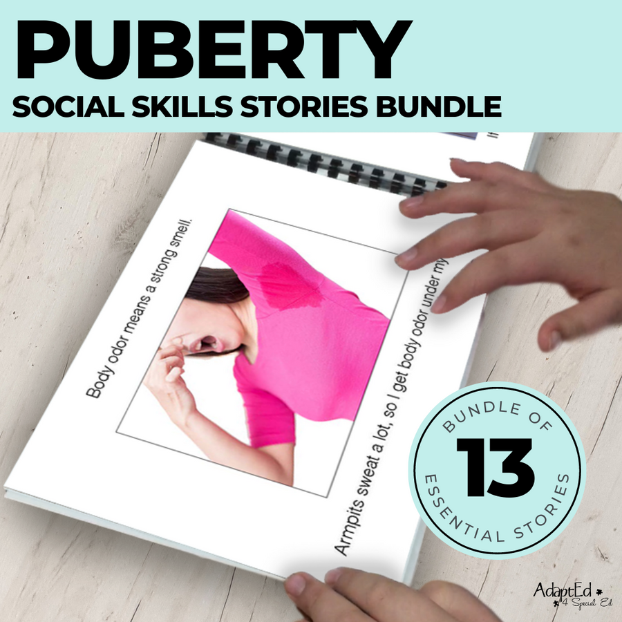 Social Skills Stories: Puberty Bundle: Editable