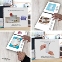 Thumbnail for Social Skills Story: Putting on a Pad: Editable (Printable PDF ) Puberty - AdaptEd4SpecialEd