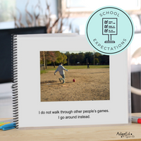Thumbnail for Social Skills Story: Recess Etiquette: Editable (Printable PDF ) School - AdaptEd4SpecialEd