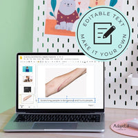 Thumbnail for Social Skills Story: Scratching: Editable (Printable PDF ) Social Skills - AdaptEd4SpecialEd