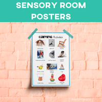 Thumbnail for Sensory Room Posters: Set of 4 (Printable PDF) Posters - AdaptEd4SpecialEd