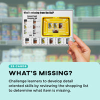 Thumbnail for Grocery Store Shopping Lists Mega Bundle (Interactive Digital Sets + Printable PDF's) Shopping Lists - AdaptEd4SpecialEd