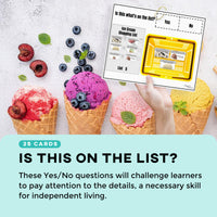 Thumbnail for Grocery Store Shopping Lists Mega Bundle (Interactive Digital Sets + Printable PDF's) Shopping Lists - AdaptEd4SpecialEd