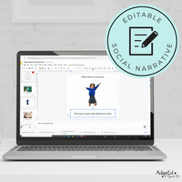 Thumbnail for Social Narrative: Winter/Christmas Break: Editable (Printable PDF ) School - AdaptEd4SpecialEd