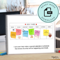 Thumbnail for Social Narrative: Winter/Christmas Break: Editable (Printable PDF ) School - AdaptEd4SpecialEd