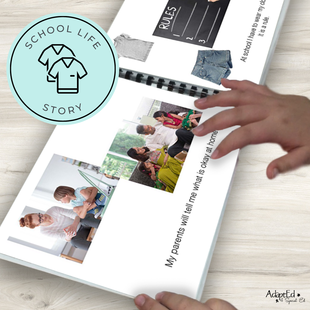 Social Skills Story: Keeping My Clothes on at School (Printable PDF) Editable School - AdaptEd4SpecialEd