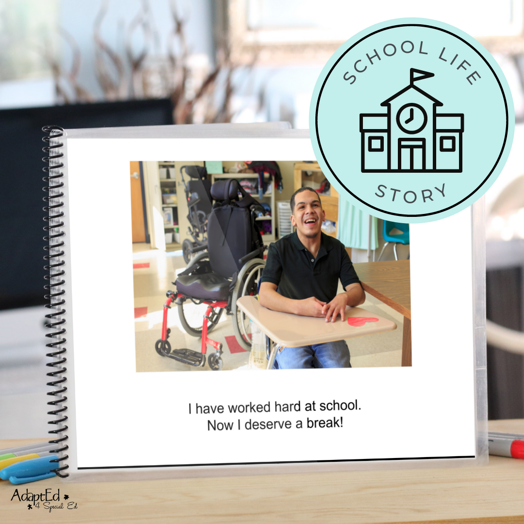 Social Skills Story: Spring Break: Editable (Printable PDF ) School - AdaptEd4SpecialEd