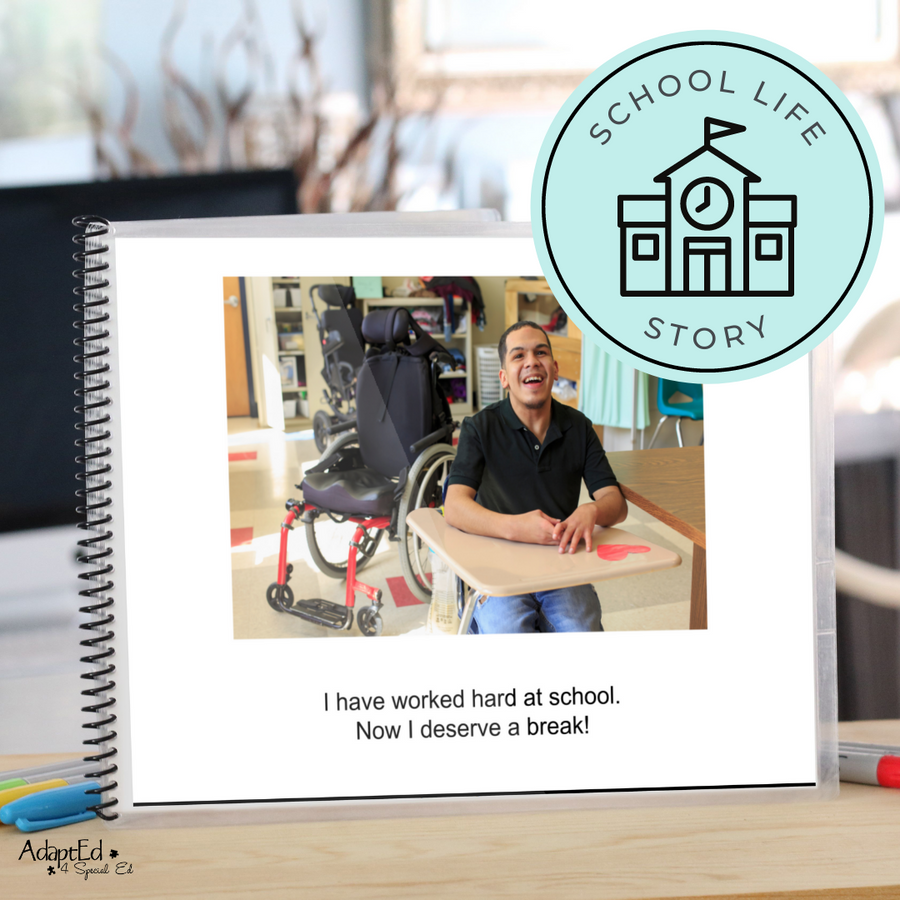 Social Skills Story: Spring Break: Editable (Printable PDF ) School - AdaptEd4SpecialEd