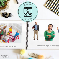 Thumbnail for Social Story: Substitute Teacher (Printable PDF) School - AdaptEd4SpecialEd