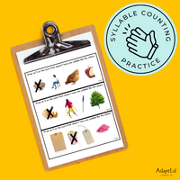 Thumbnail for Counting Syllables Phonemic Awareness Which Does Not Belong? - AdaptEd4SpecialEd