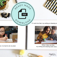 Thumbnail for Social Skills Story: Taking My Time with my Work: Editable (Printable PDF ) School - AdaptEd4SpecialEd