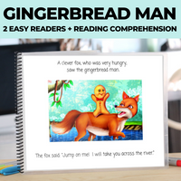 Thumbnail for Gingerbread Man + Reading Comprehension (Printable PDF) - AdaptEd4SpecialEd