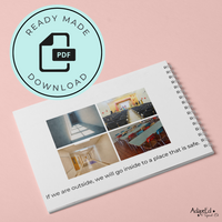 Thumbnail for Social Skills Story: Tornado Drill: Editable (Printable PDF) School - AdaptEd4SpecialEd