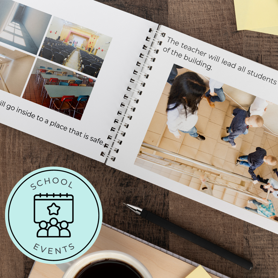 Social Skills Story: Tornado Drill: Editable (Printable PDF) School - AdaptEd4SpecialEd