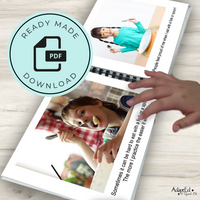 Thumbnail for Social Skills Story: Eating With Utensils: Editable (Printable PDF ) Life Skills - AdaptEd4SpecialEd