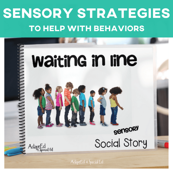 Waiting In Line: Sensory Social Story (Printable PDF) - AdaptEd4SpecialEd