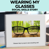 Thumbnail for Social Skills Story: Wearing My Glasses: Editable Uncategorized - AdaptEd4SpecialEd