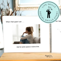 Thumbnail for Social Narrative: When I Get Upset: Editable (Printable PDF ) Social Skills - AdaptEd4SpecialEd