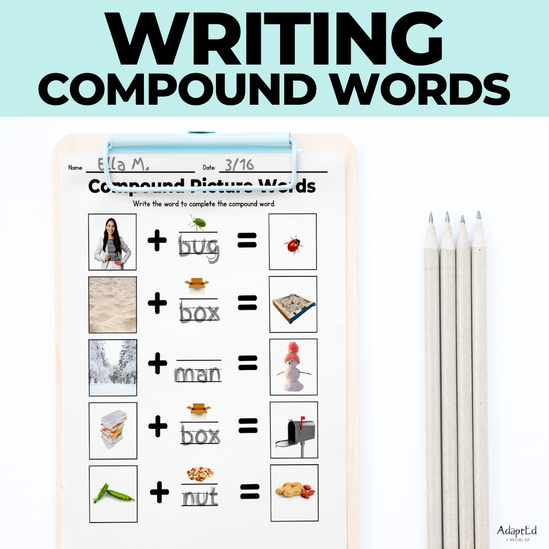Compound Words Writing