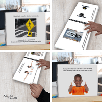 Thumbnail for Social Skills Story: Crossing the Street | Crosswalk: Editable (Printable PDF ) Life Skills - AdaptEd4SpecialEd