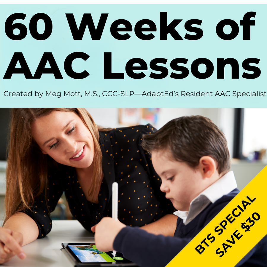 Core Word Builder Curriculum: Sets 1–3 (60 Weeks of Lessons)