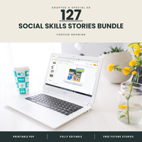 Thumbnail for Social Skills Stories Forever GROWING Bundle (Printable PDF)