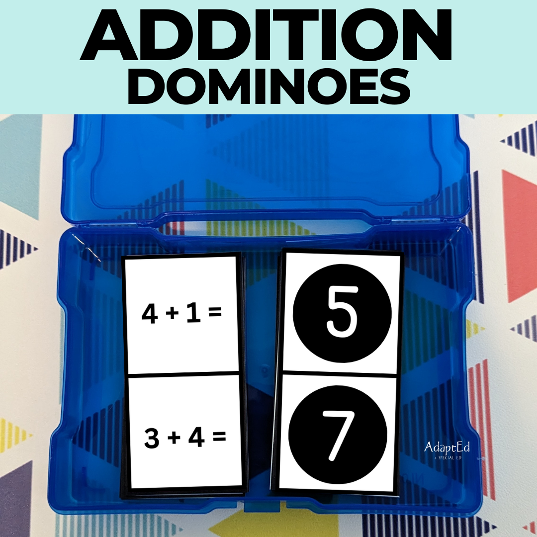 Addition Dominoes (Printable PDF)