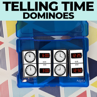 Thumbnail for Telling Time Dominoes Digital + Analog Clocks to the Hour and Minutes (Printable PDF)