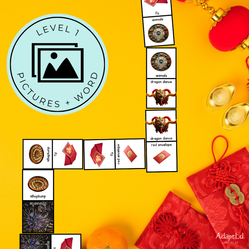 Chinese New Year/ Holiday Dominoes (Printable PDF)