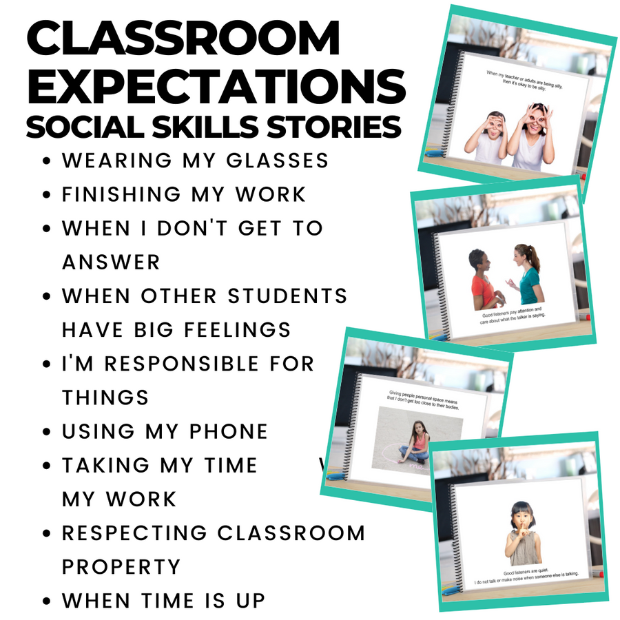 Social Skills Stories: Classroom Expectations Bundle: Editable