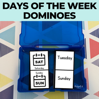Thumbnail for Days of the Week Calendar Dominoes (Printable PDF)