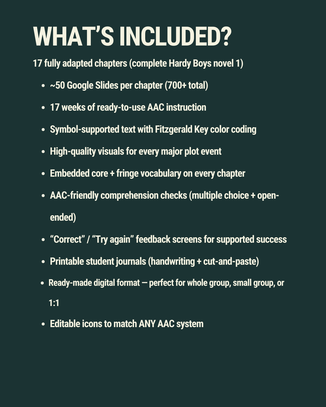 The Hardy Boys: The Tower Treasure — AAC Symbol-Supported Accessible Novel for Complex Communicators