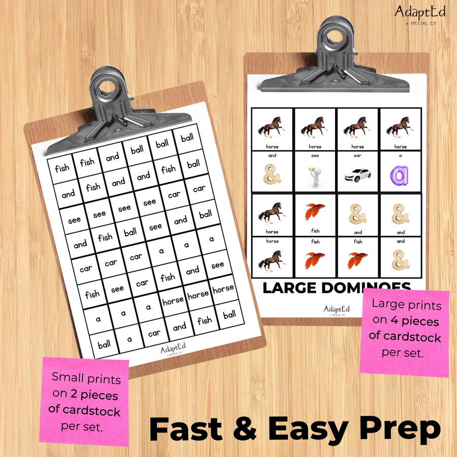 Edmark Sight Word Dominoes Set 1