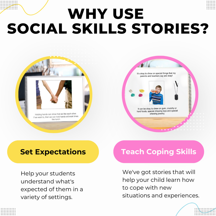 Social Skills Stories: School Expectations Bundle: Editable
