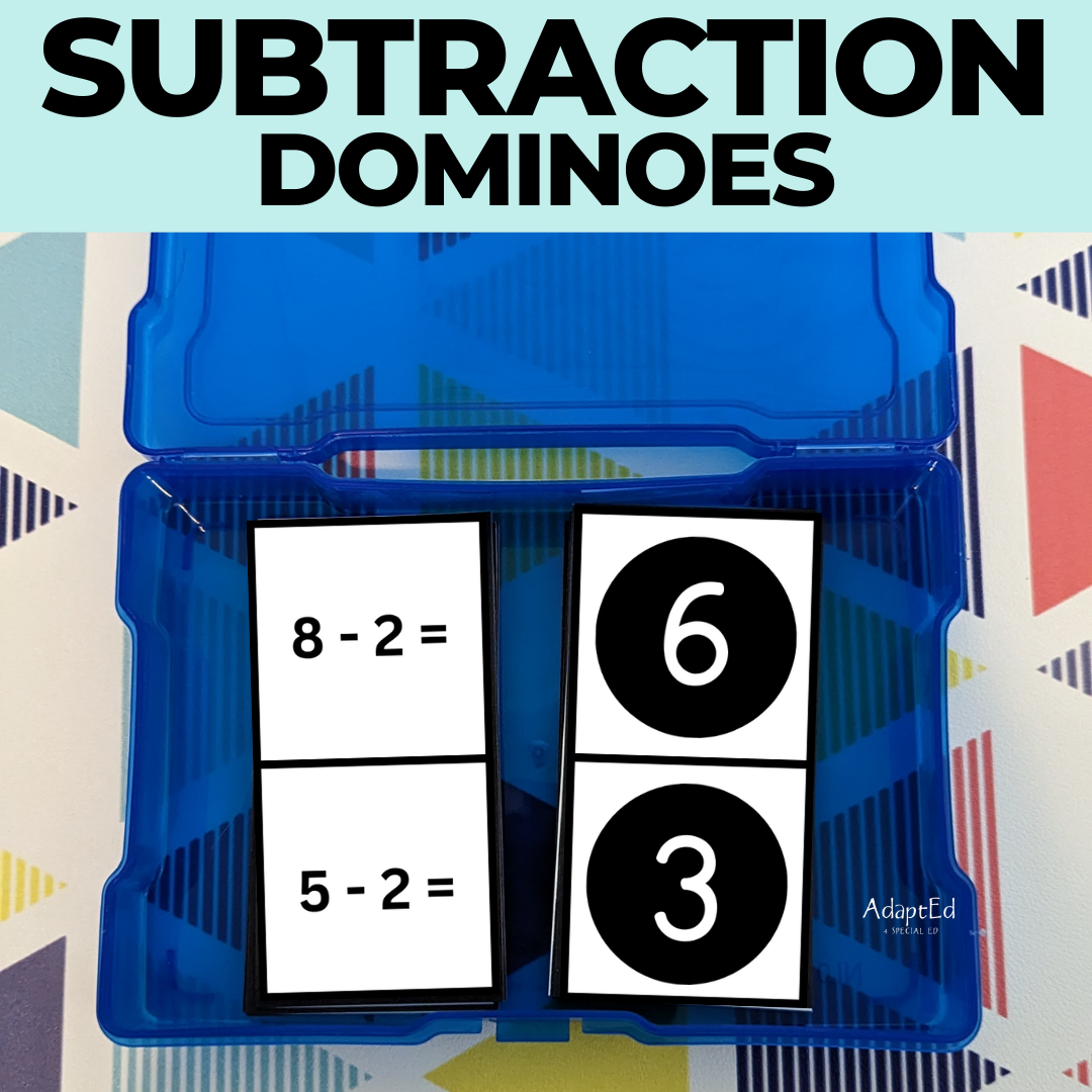 Subtraction Dominoes (Printable PDF)