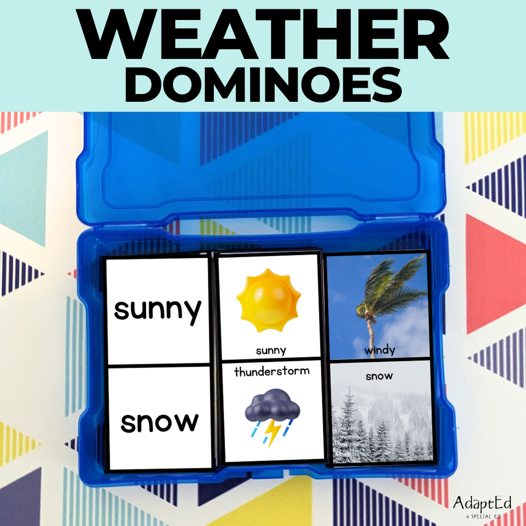 Weather Dominoes (Printable PDF)