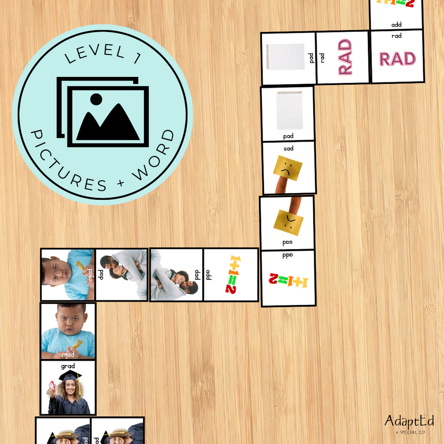 SOR Short A Word Family Dominoes Rhyming