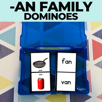 Thumbnail for SOR -an Word Family Dominoes: Rhyming