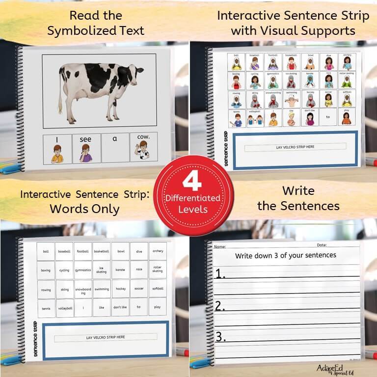 Emergent Readers: ASL "I see Animals" (Interactive Digital + Printable PDF) Sign Language - AdaptEd4SpecialEd