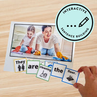 Thumbnail for Action VERBS Adapted Books + File Folder Sorts (Printable PDF + Interactive Digital Versions) Verbs - AdaptEd4SpecialEd