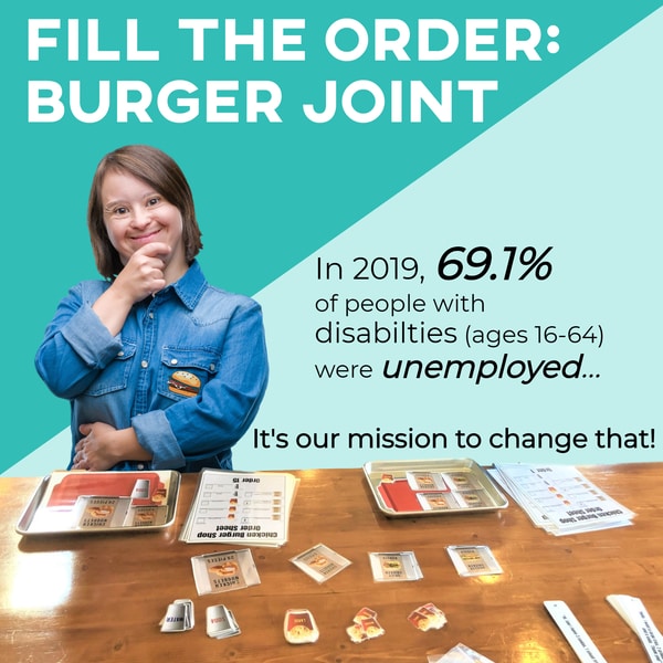 Fill the Order: "Burger Joint" (Interactive Digital + Printable PDF) Fill the Order - AdaptEd4SpecialEd