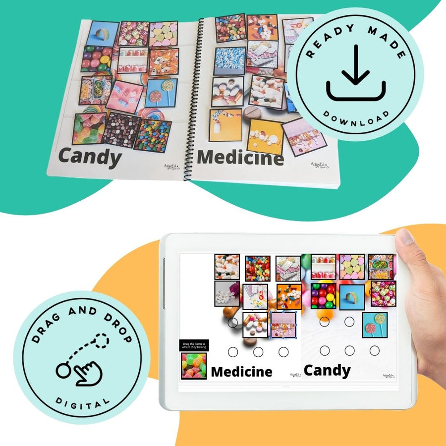 "Love building life skills with our students in a way that engages them with real items" -Tara File Folders File Folders - AdaptEd4SpecialEd