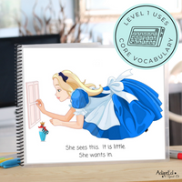 Thumbnail for Alice In Wonderland Emergent Reader + Reading Comprehension (Printable PDF) - AdaptEd4SpecialEd