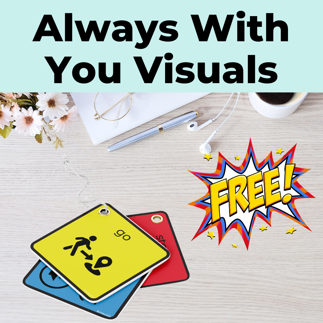 100% FREE "Always With You Visual Supports" FREE - AdaptEd4SpecialEd